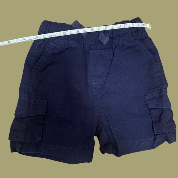 Ben Sherman Navy Cargo Shorts 18M – Baby Boy Toddler Cotton Pocket Shorts - Picture 4 of 6